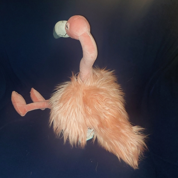 Jellycat Pink Flamingo Rosario RARE Stuffed Bird Soft Plush Animal Toy 20” - Picture 2 of 9